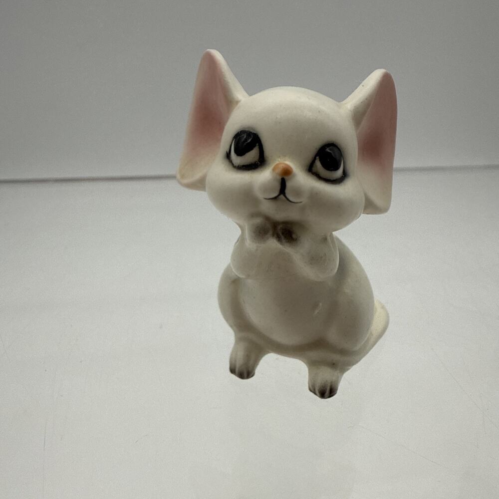 Vintage Napcoware Begging White Mice Figurines Rare! Made in Japan